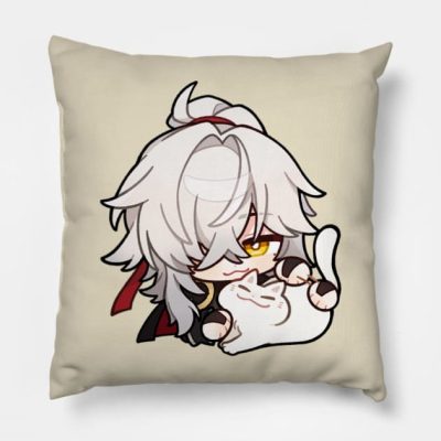 Honkai Star Rail Chibi Jing Yuan Throw Pillow Official Honkai: Star Rail Merch
