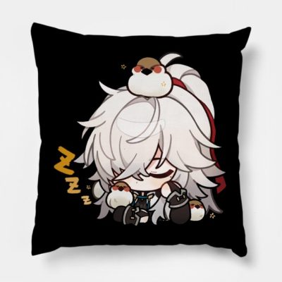 Honkai Star Rail Chibi Jing Yuan 2 Throw Pillow Official Honkai: Star Rail Merch