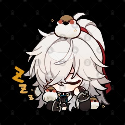 Honkai Star Rail Chibi Jing Yuan 2 Throw Pillow Official Honkai: Star Rail Merch