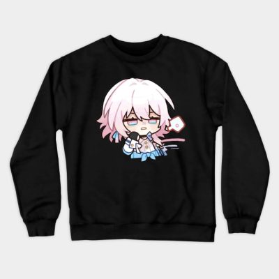 Honkai Star Rail Chibi March 7Th Crewneck Sweatshirt Official Honkai: Star Rail Merch