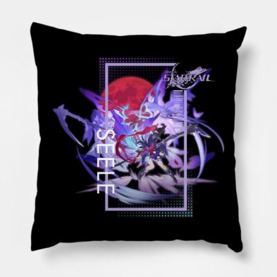 Honkai Star Rail Seele Character Portrait Throw Pillow Official Honkai: Star Rail Merch