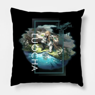 Honkai Star Rail Luocha Character Portrait Throw Pillow Official Honkai: Star Rail Merch