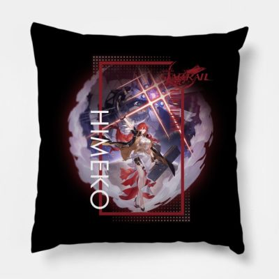 Honkai Star Rail Himeko Character Portrait Throw Pillow Official Honkai: Star Rail Merch