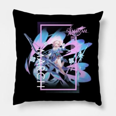 Honkai Star Rail March Character Portrait Throw Pillow Official Honkai: Star Rail Merch