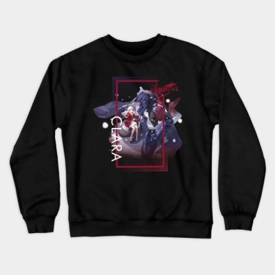 Honkai Star Rail Clara Character Portrait Crewneck Sweatshirt Official Honkai: Star Rail Merch