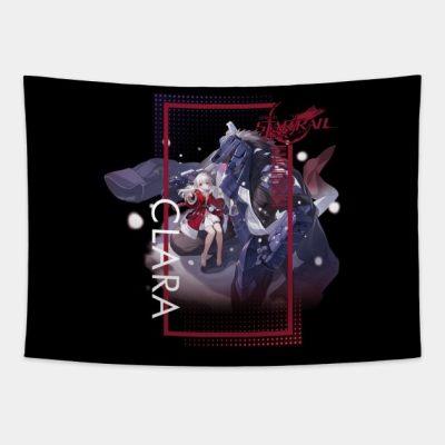 Honkai Star Rail Clara Character Portrait Tapestry Official Honkai: Star Rail Merch