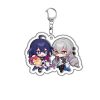 Anime Honkai Star Rail Game Keychain Cute Sampo Gepard Dan Heng Q Version Print Acrylic Pendant 1 - Honkai: Star Rail Store
