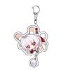 Anime Honkai Star Rail Keychain Cartoon Himeko Herta Himeko Clara Q Version Print Acrylic Pendants Keyring 1 - Honkai: Star Rail Store