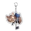 Anime Honkai Star Rail Keychain Cartoon Himeko Herta Himeko Clara Q Version Print Acrylic Pendants Keyring 5 - Honkai: Star Rail Store