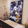 Game Honkai Star Rail Poster Classic Anime Poster Fancy Wall Sticker For Living Room Bar Decoration 5 - Honkai: Star Rail Store
