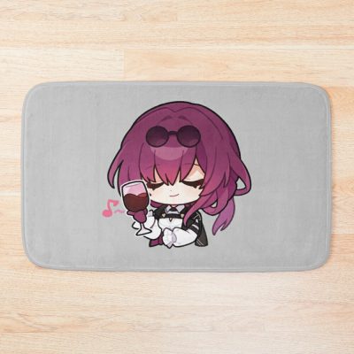 Honkai Star Rail Chibi Kafka- Wine Bath Mat Official Honkai: Star Rail Merch