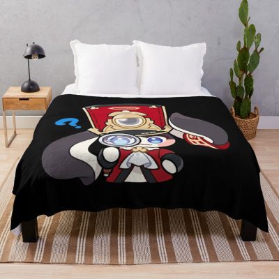 Honkai Star Rail Chibi Pom Pom- Inspect Throw Blanket Official Honkai: Star Rail Merch