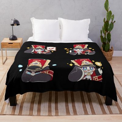 Honkai Star Rail Chibi Pom Pom- Pack 1 Throw Blanket Official Honkai: Star Rail Merch