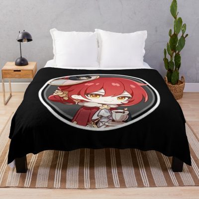 Honkai Star Rail Chibi Himeko Pfp Throw Blanket Official Honkai: Star Rail Merch