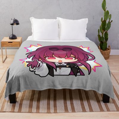 Honkai Star Rail Chibi Kafka- Boom Throw Blanket Official Honkai: Star Rail Merch