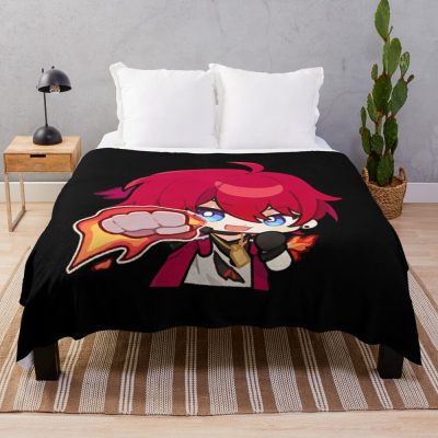Honkai Star Rail Chibi Luka- Fist Throw Blanket Official Honkai: Star Rail Merch