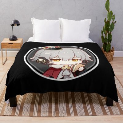 Honkai Star Rail Chibi Caelus Pfp Throw Blanket Official Honkai: Star Rail Merch