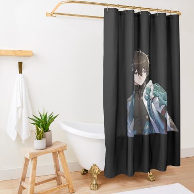 Dan Heng - Honkai: Star Rail Shower Curtain Official Honkai: Star Rail Merch