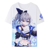 Anime Honkai Star Rail Cosplay Short sleeved T shirt Silver Wolf Men Women T shirts 1 - Honkai: Star Rail Store