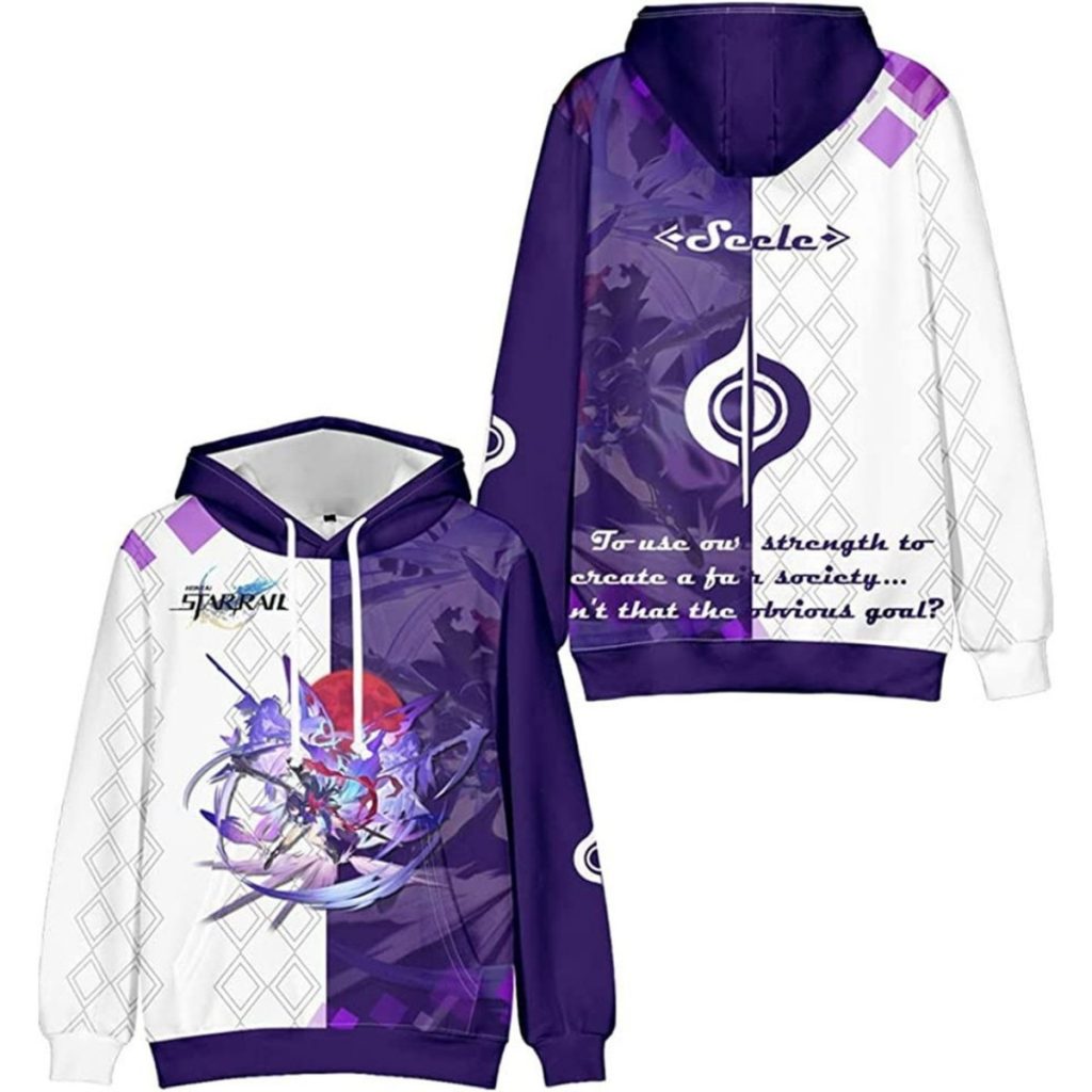 Honkai Star Rail 3D printed unisex fashion hoodie long sleeved drawstring pocket casual pullover - Honkai: Star Rail Store