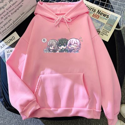 Honkai Star Rail Anime Hoodie Kawaii Characters Print Sweatshirt Women Unisex Autumn Pullover Loose Casual Hoody - Honkai: Star Rail Store