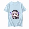 Honkai Star Rail Herta T shirts Men Doubt Listen Anime Print T Shirts 100 Cotton High - Honkai: Star Rail Store