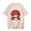 Honkai Star Rail Himeko T shirts Men 100 Cotton Grin Kawaii Tshirts Hot New Game T 3.jpg 640x640 3 - Honkai: Star Rail Store