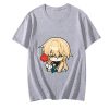 Honkai Star Rail Luocha T Shirts Men Flower Smile Handsome T shirts 100 Cotton Short Sleeve 5.jpg 640x640 5 - Honkai: Star Rail Store