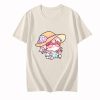Honkai Star Rail March 7th T Shirts Female Juice Happy Time T shirts Lovely Smile Tshirts - Honkai: Star Rail Store