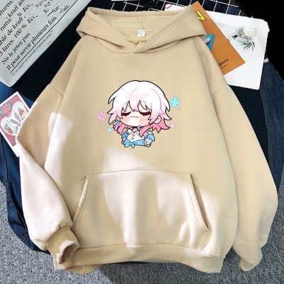 Honkai Star Rail Oversized Hoodie Women men Kawaii Cute Manga Graphic Long Sleevec Soft Sweatshirts Fleece - Honkai: Star Rail Store