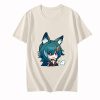 Honkai Star Rail Yukong T Shirts Men Sigh Expression Aesthetic T shirts 100 Cotton High Quality - Honkai: Star Rail Store