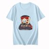 Pom Pom Honkai Star Rail Tshirts Black Rabbit Manga Comic T shirts MEN 100 Cotton Funny - Honkai: Star Rail Store