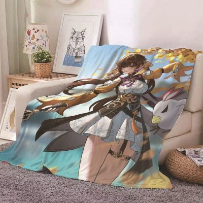 Gaming Anime Honkai Star Rail Oversized Manta Ray Sofa Bedspread Blanket Toy Stop Cloud Bronia Soft 8 - Honkai: Star Rail Store