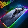 Honkai Star Rail Mousepad LED Light Gaming Mouse Pad Colorful Luminous Mouse Mat Gamer Accessories Keyboard - Honkai: Star Rail Store