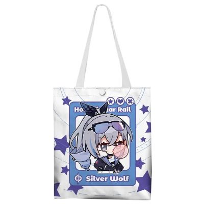 Hot Honkai Star Rail Imbibitor Lunae Blade Canvas Bag Women Shoulder Bag 3D Print Shopping Bag 11 - Honkai: Star Rail Store