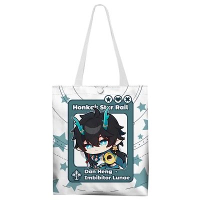Hot Honkai Star Rail Imbibitor Lunae Blade Canvas Bag Women Shoulder Bag 3D Print Shopping Bag 13 - Honkai: Star Rail Store