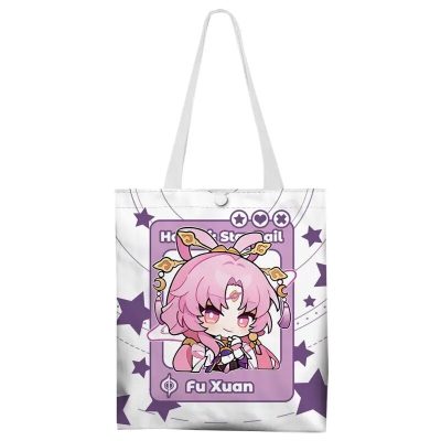 Hot Honkai Star Rail Imbibitor Lunae Blade Canvas Bag Women Shoulder Bag 3D Print Shopping Bag 14 - Honkai: Star Rail Store