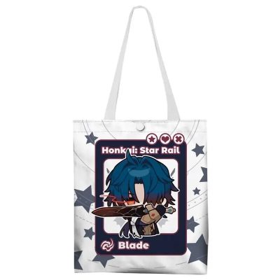 Hot Honkai Star Rail Imbibitor Lunae Blade Canvas Bag Women Shoulder Bag 3D Print Shopping Bag 8 - Honkai: Star Rail Store