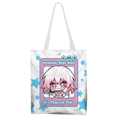 Hot Honkai Star Rail Imbibitor Lunae Blade Canvas Bag Women Shoulder Bag 3D Print Shopping Bag 9 - Honkai: Star Rail Store
