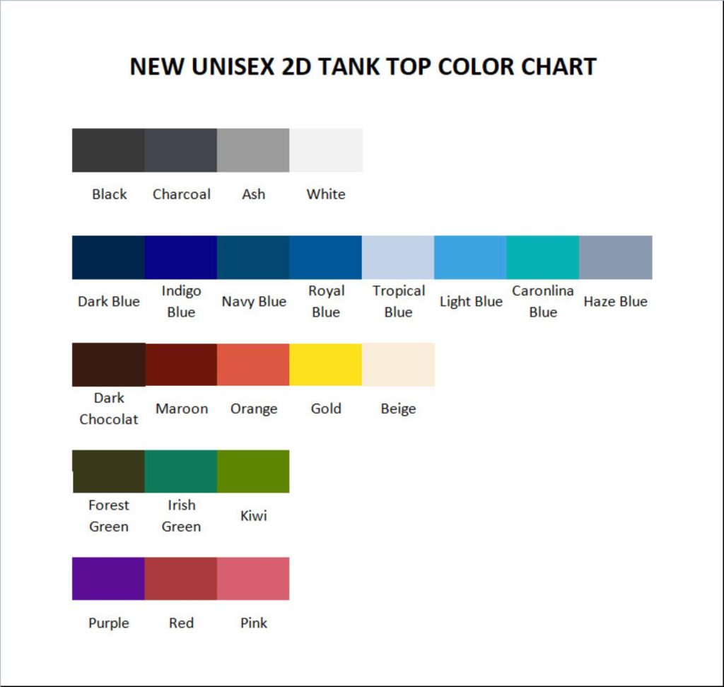 tank top color chart - Honkai: Star Rail Store